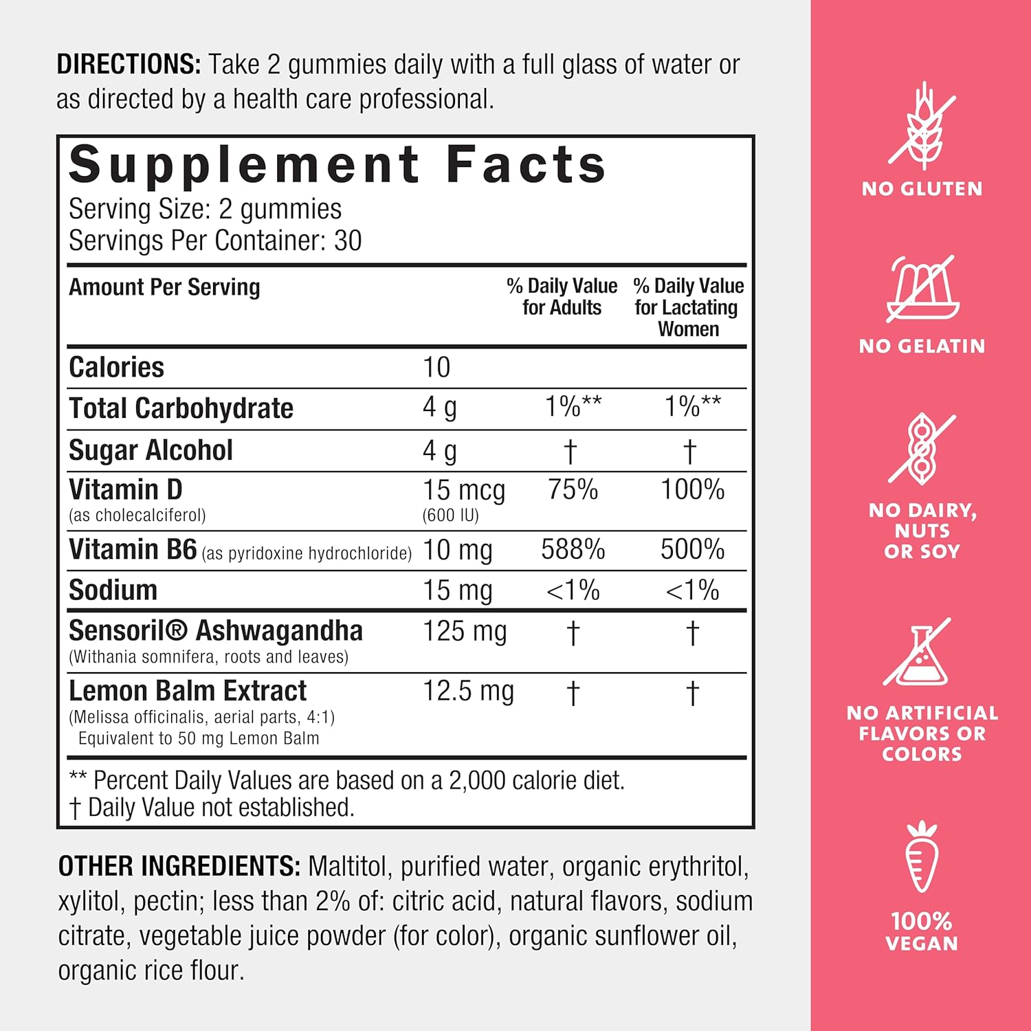 Mommy's Bliss Lift My Mood Postnatal Support Ashwagandha, May Reduce S