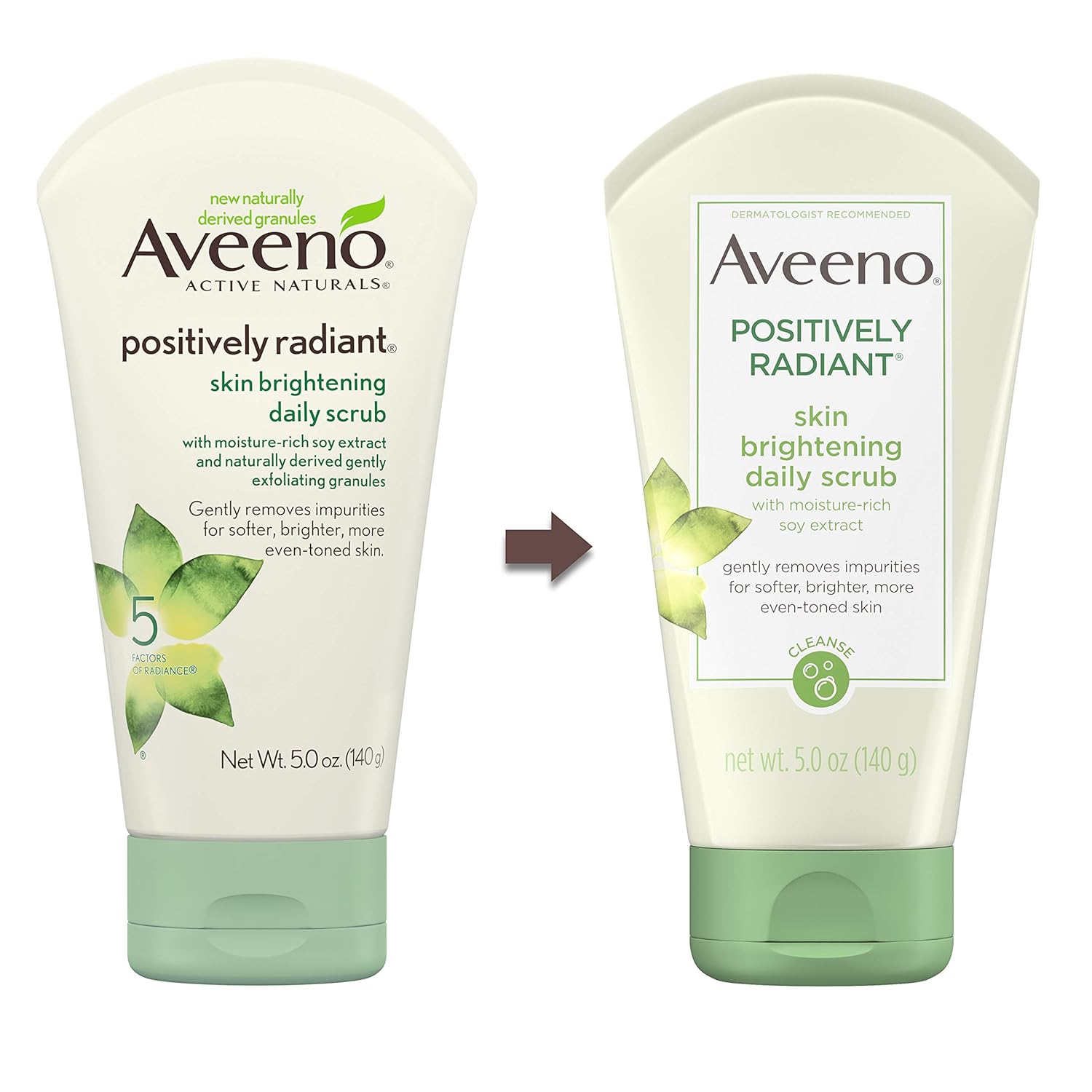 Esupli.com  Aveeno Positively Radiant Skin Brightening Exfol