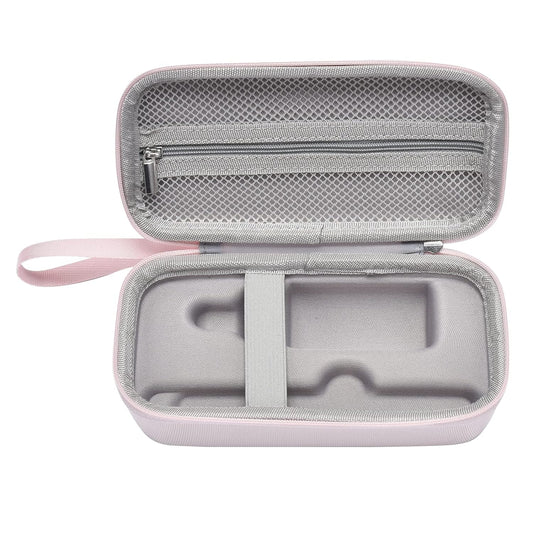 Hzycwgone Hard Carrying Case Bag for SolaWave 4-in-1 Facial Wand and Renew Complex Serum Bundle,Extra Mesh Pocket for Cable(Champagne)