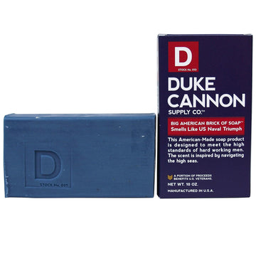 Duke Cannon Men's Bar Soap - 10. Big American Brick Of Soap By Duke Cannon - Naval Triumph
