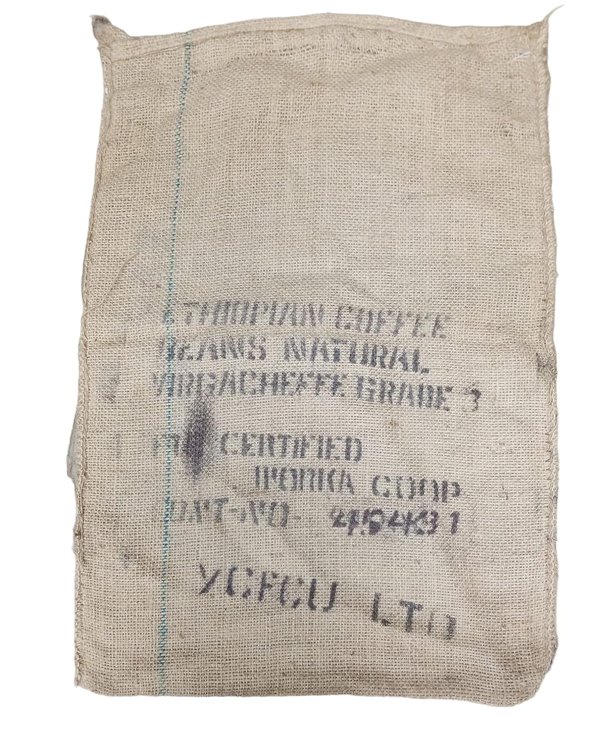 Martini Coffee Roasters - Authentic Used Burlap Coffee Bag From Ethiopia (Empty)