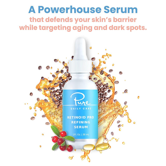 Retinoid Pro Refining Serum - Retinol-Alternative Vitamin E Vitamin C Professional Clean Beauty Facial Skincare