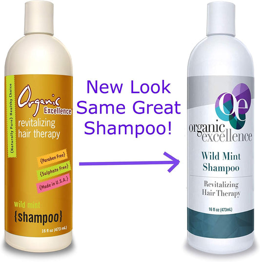 Organic Excellence Wild Mint Shampoo - 16