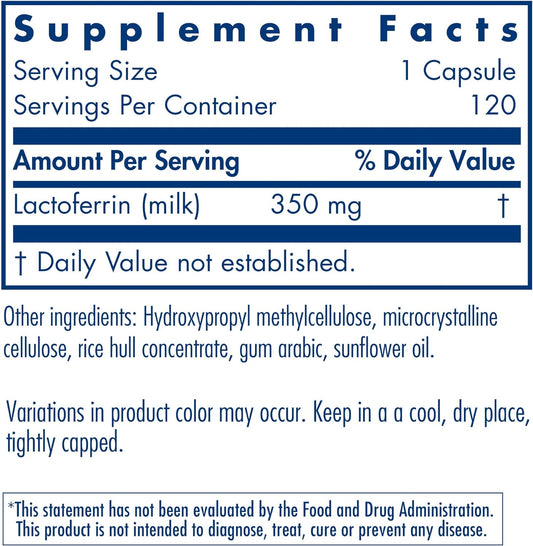 Allergy Research Group - Laktoferrin 120 Vcaps