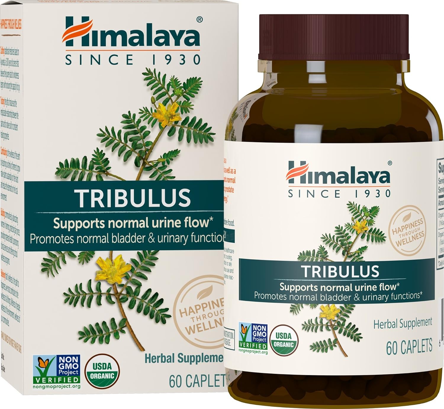 Himalaya Organic Tribulus Terrestris, Herbal Supplement for Urinary Su