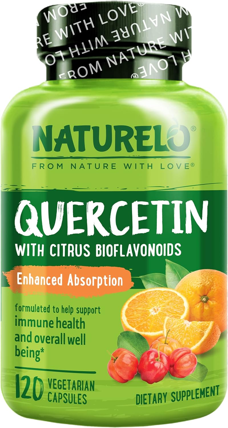 NATURELO Quercetin Citrus Bioflavonoid Complex with Enhanced Absorptio