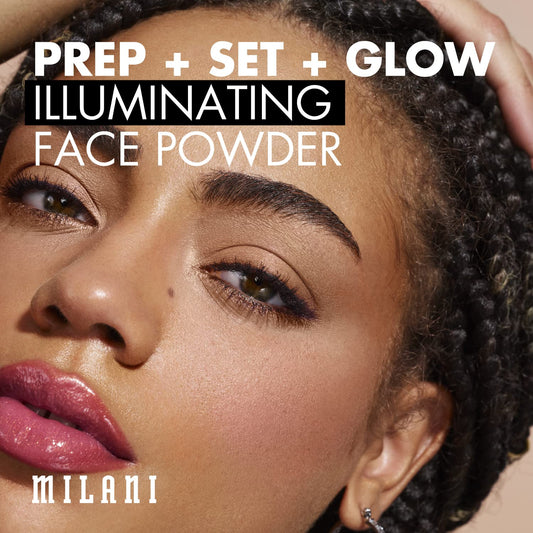 Milani Prep + Set + Go Transparent Face Powder (0.3 ) Cruelty-Free Primer & Setting Powder - Control Shine & Set Makeup for Long-Lasting Wear
