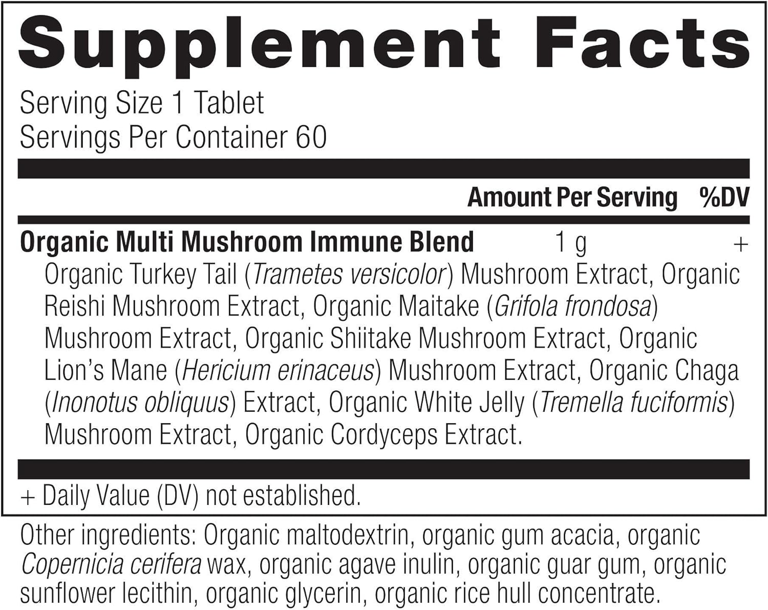 Ancient Nutrition Mushroom Supplement, Organic Multi Mushroom Immune S