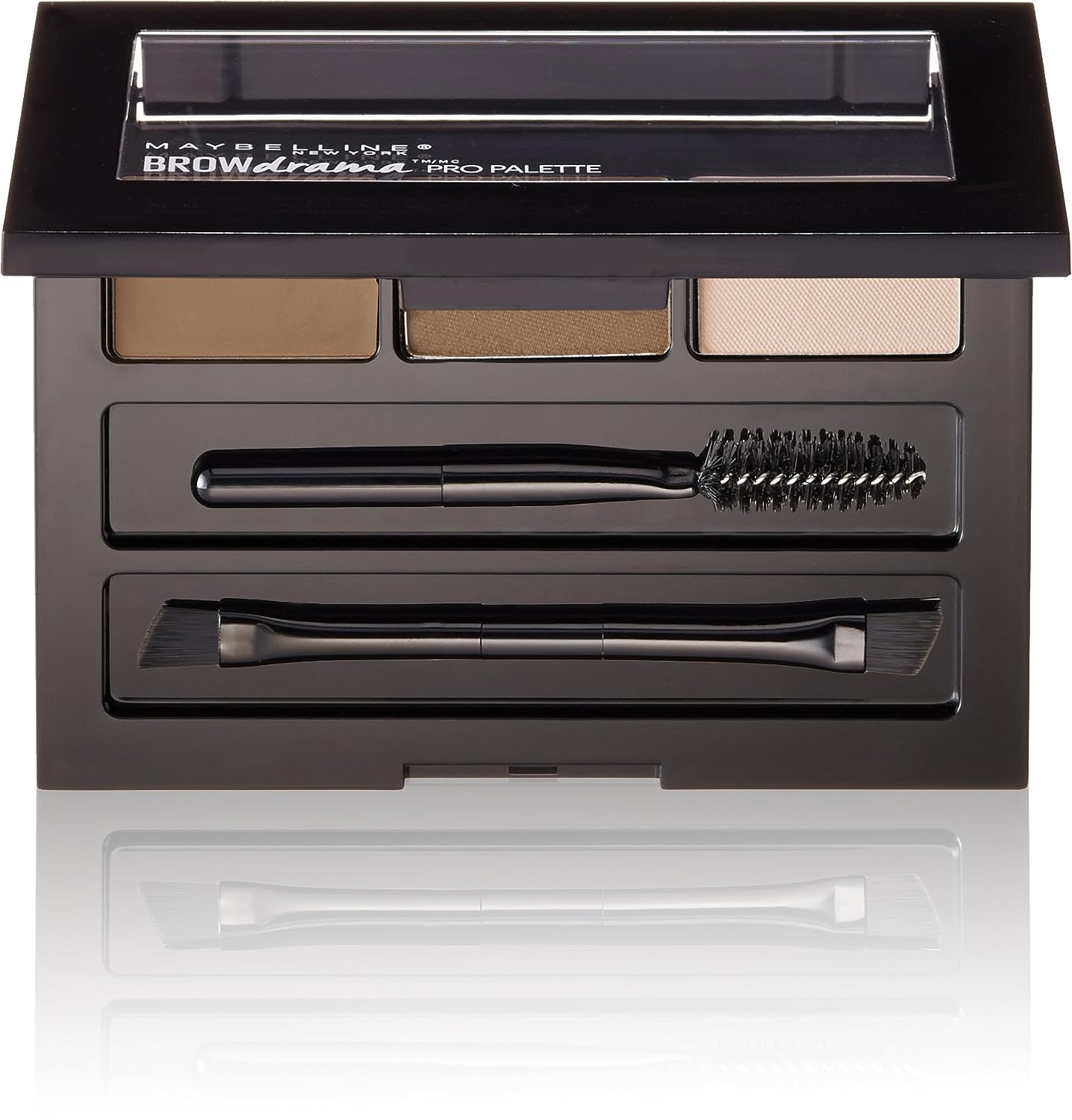 Maybelline New York Brow Drama Pro Eyebrow Palette, Soft Brown, 0.1