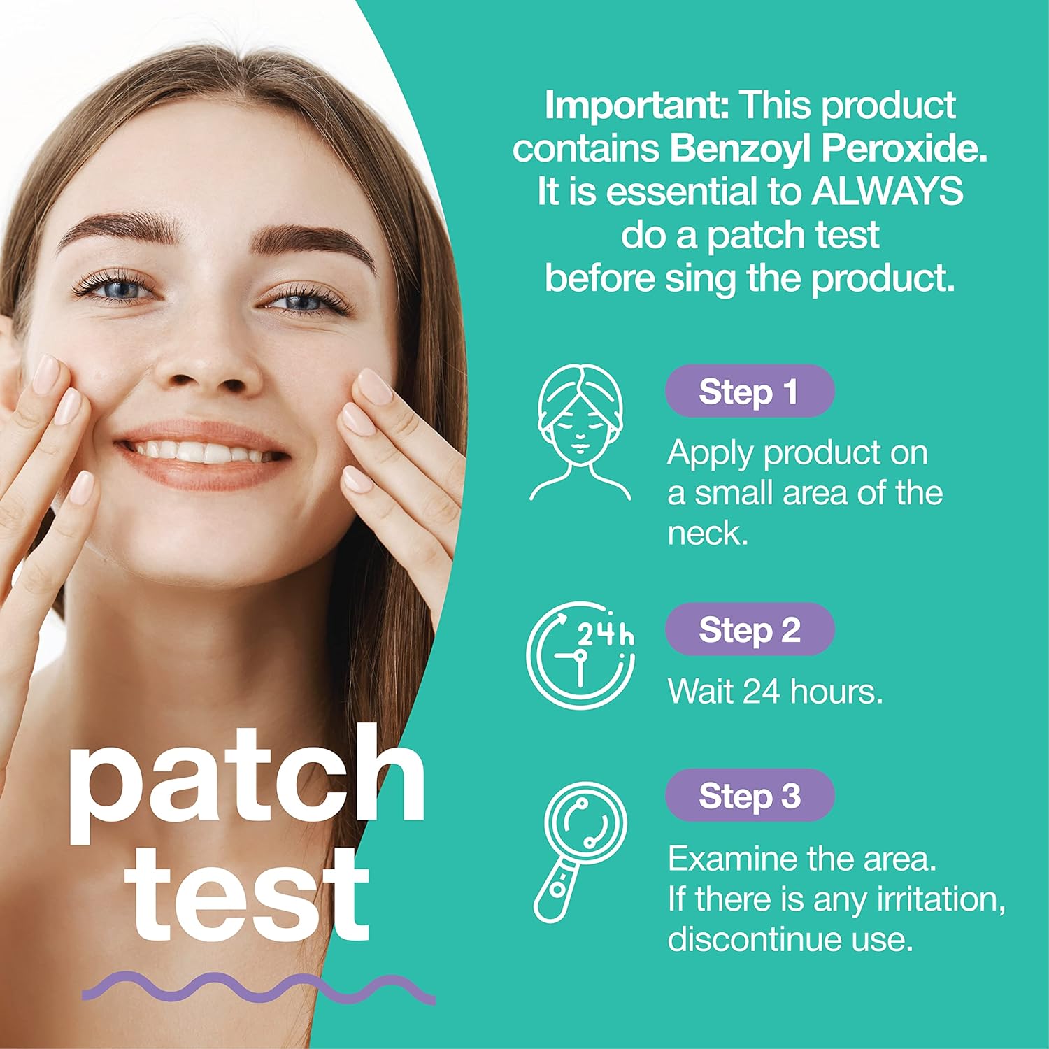 Esupli.com Touch Benzoyl Peroxide 2.5% Acne Treatment Gel Cream - Pimpl