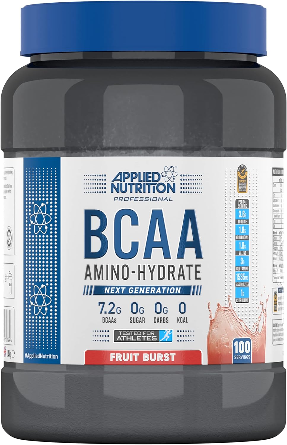 Applied Nutrition Bcaa Powder - Branched Chain Amino Acids Bcaas Suppl1.4 Kilo Grams