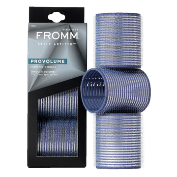 Fromm ProVolume 2" Self-Grip Ceramic Ionic Thermal Hair Rollers, 3 Count, Large Salon Quality Hair Curlers for Medium to Long Length Hair and Curtain Bangs