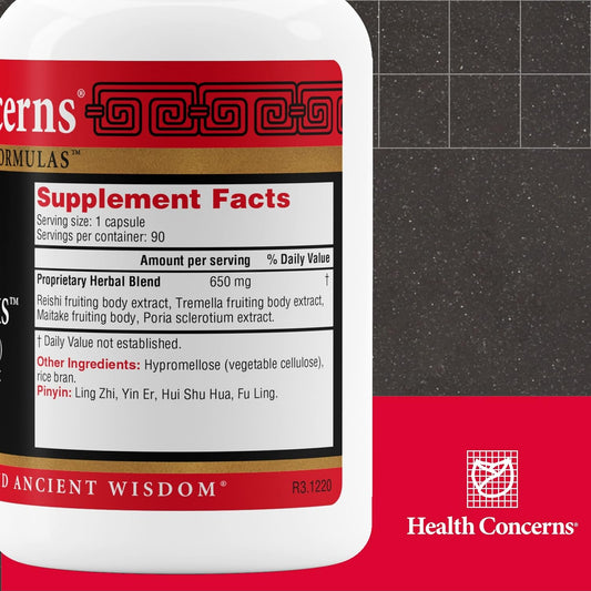 Health Concerns Power Mushrooms - Immunity System & Energy Boost Suppl