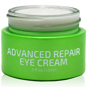 goPure Advanced Repair Eye Cream - Under Eye Cream for Puffiness, Bags, and Dark Circles, Visibly Improve the Look of Fine Lines, Wrinkles, and Crows Feet - 0.5