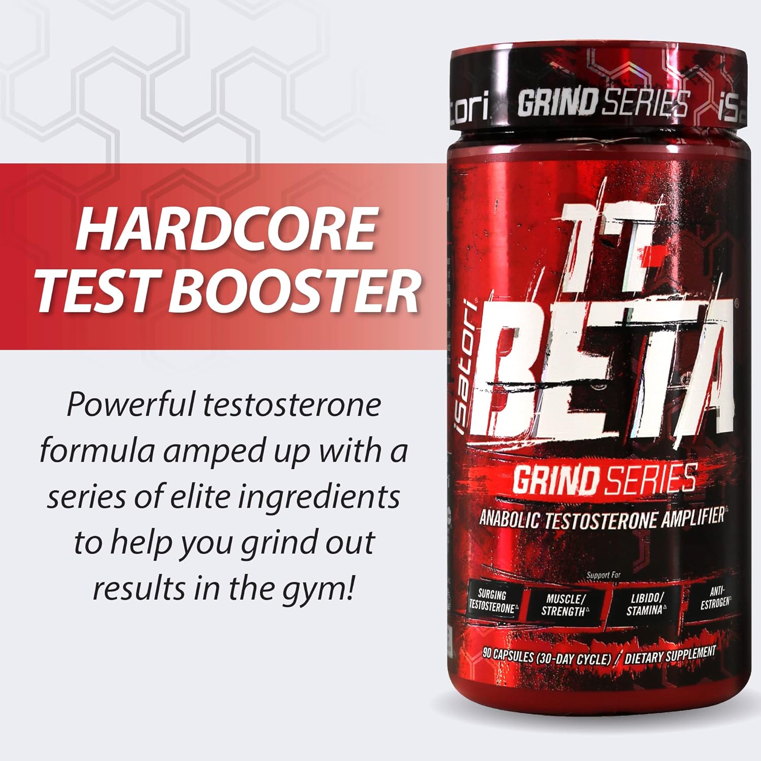  iSatori 17 Beta Testosterone Booster For Men - Test Boost A