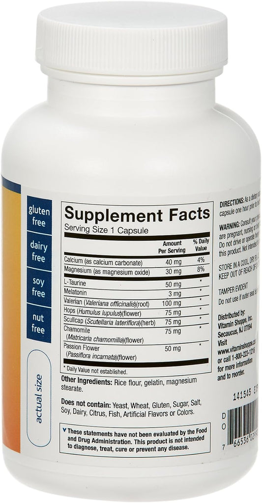The Vitamin Shoppe Snooze-in with Melatonin - 120 Capsules