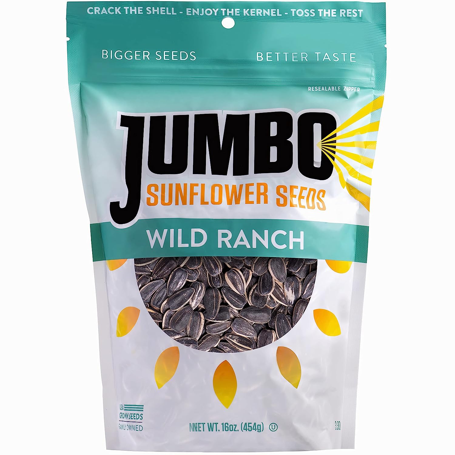 JUMBO SUNFLOWER SEEDS, Ranch (Pack of 6)