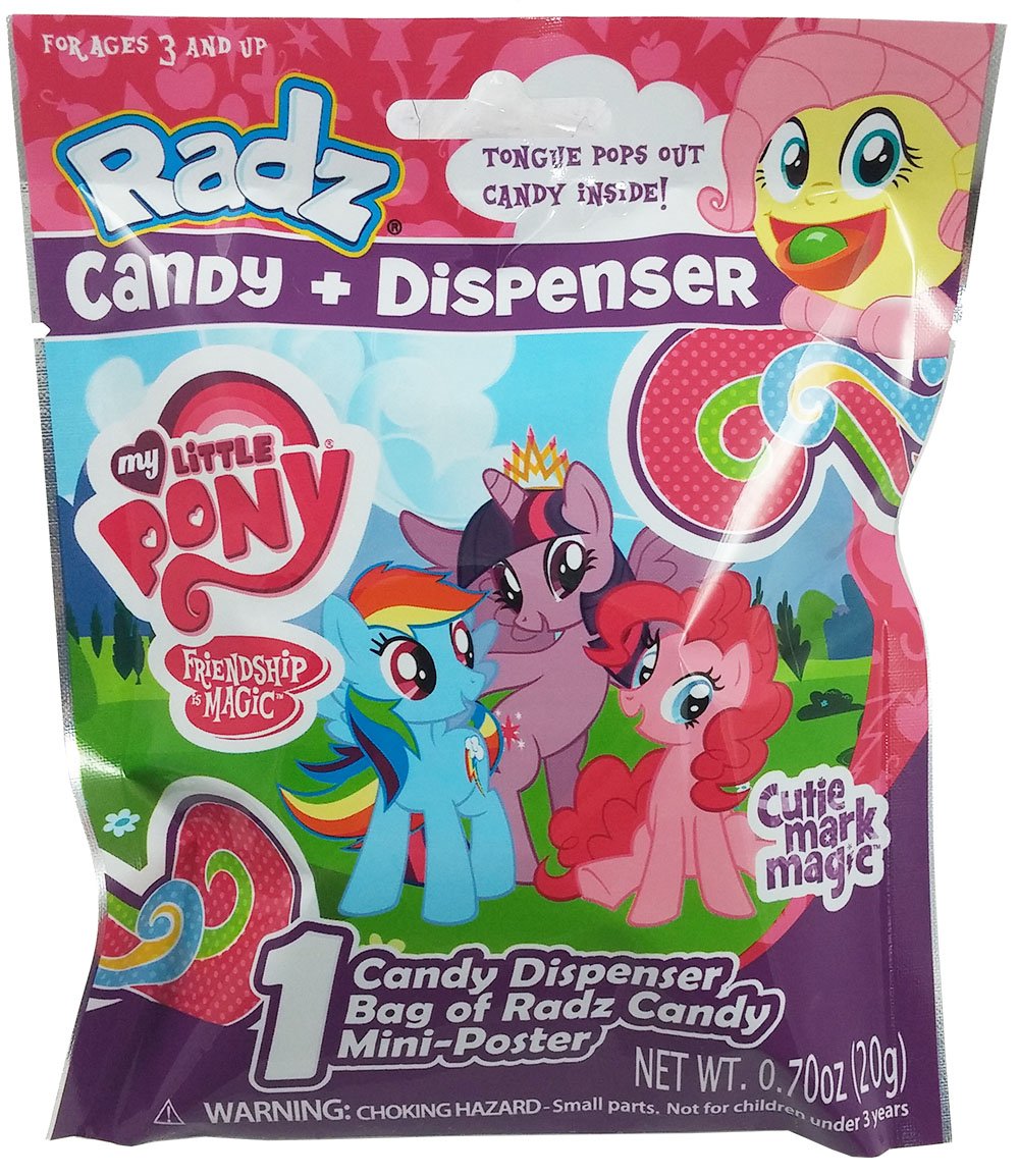 Radz Brand Candy Dispenser, My Little Pony Blind Bag Toy, 0.7 Ounce