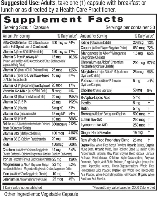 Emerald Labs Prenatal 1-Daily Multi - Multivitamin For Pregnant Women