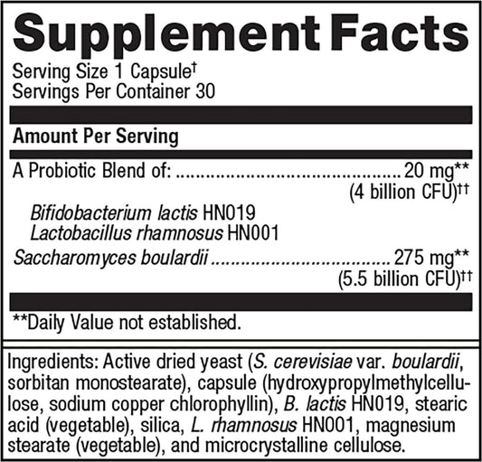 Metagenics UltraFlora Acute Care Daily Probiotic Supplement