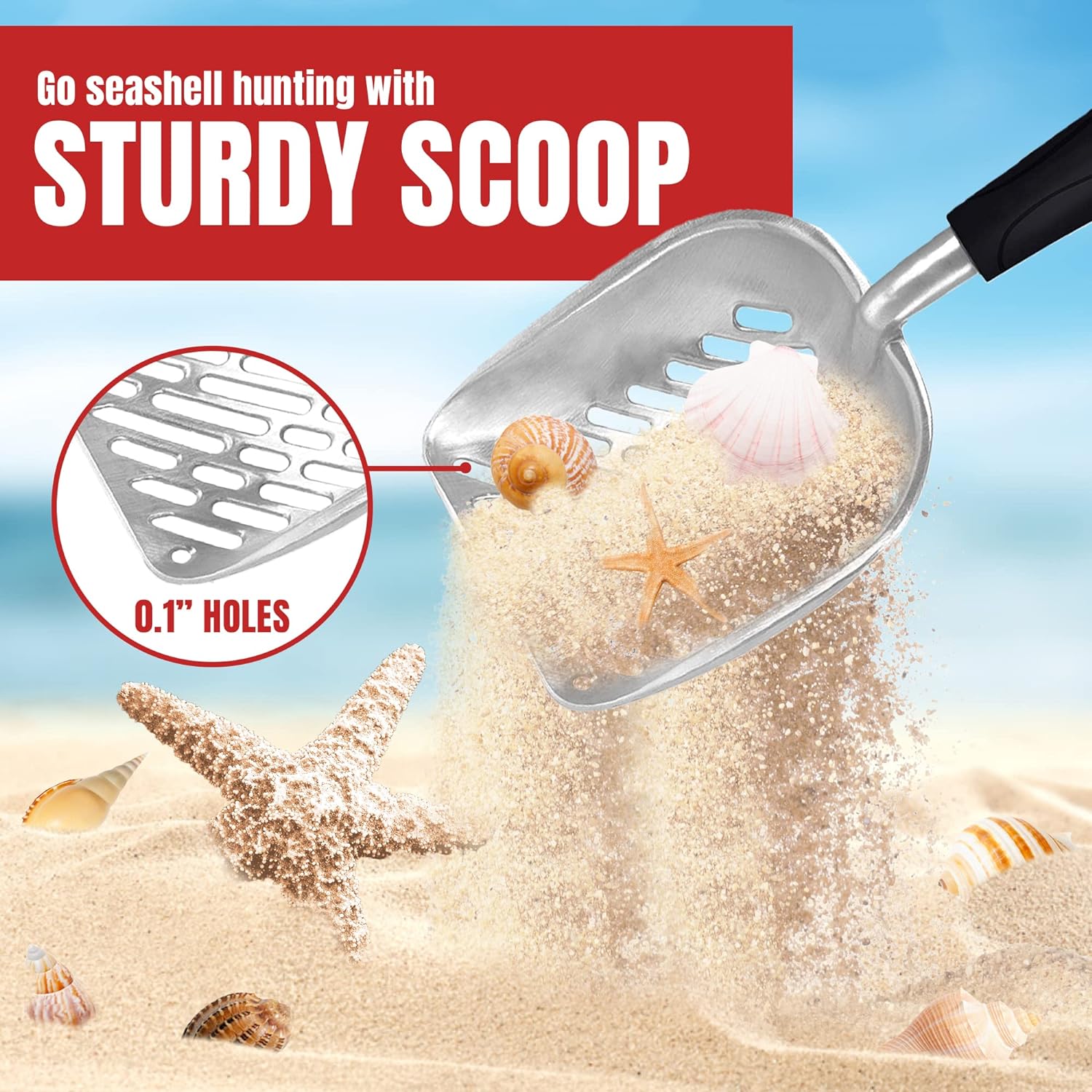 Meric Large Cat Litter Scoop, Life Transforming Cat Scooper,
