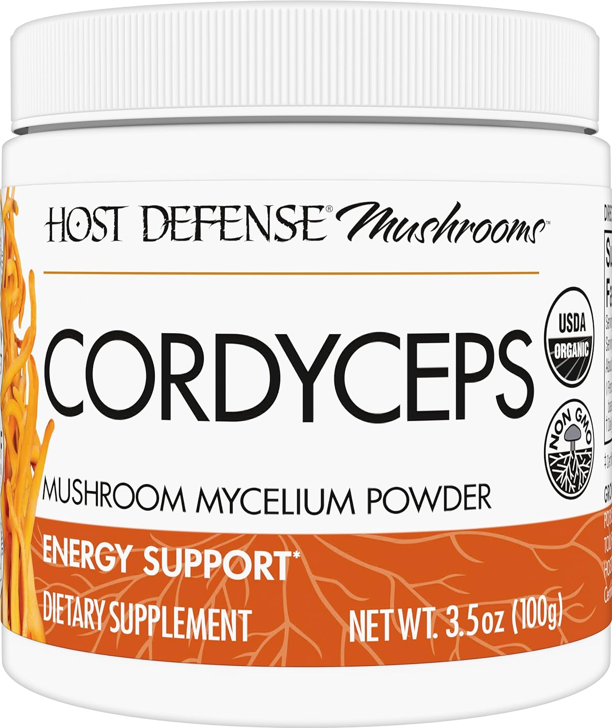 Host Defense, Cordyceps Powder, Supports Energy, Stamina and Athletic