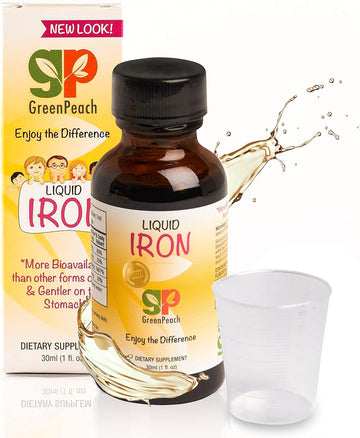 Liquid Iron Supplement for Infants Babies and Toddlers ? Sugar Free Ir