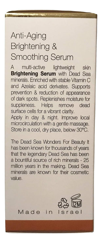 Dead Sea Minerals Pure Vitamin C+ Anti Aging Brightening & Smoothing Serum