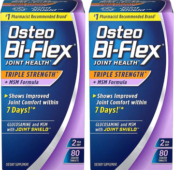 Osteo Bi-ex? Triple Strength with MSM, 80 Coated Table, 2 Pack