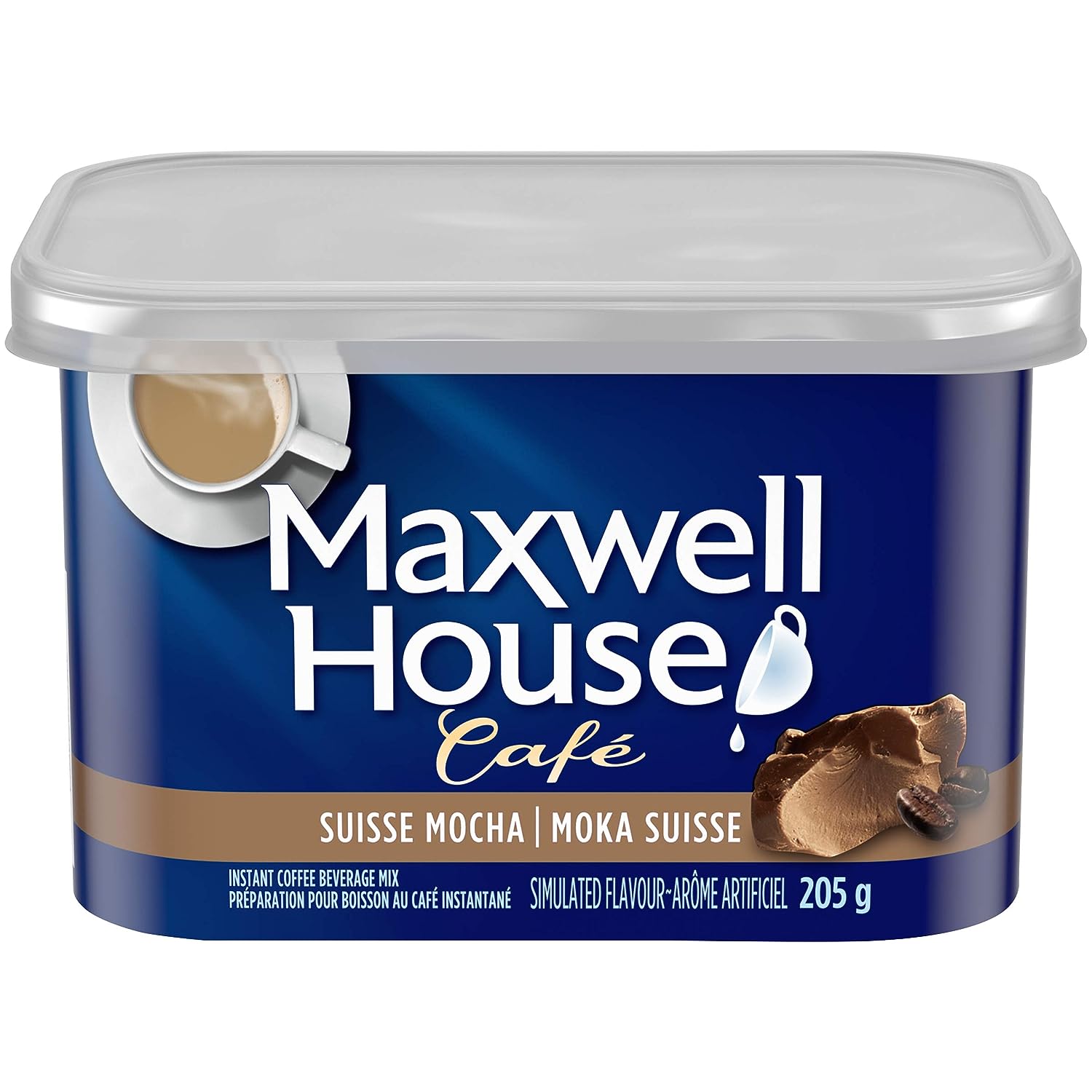 Maxwell House Cafe, Suisse Mocha, Instant Coffee, {Imported from Canada}