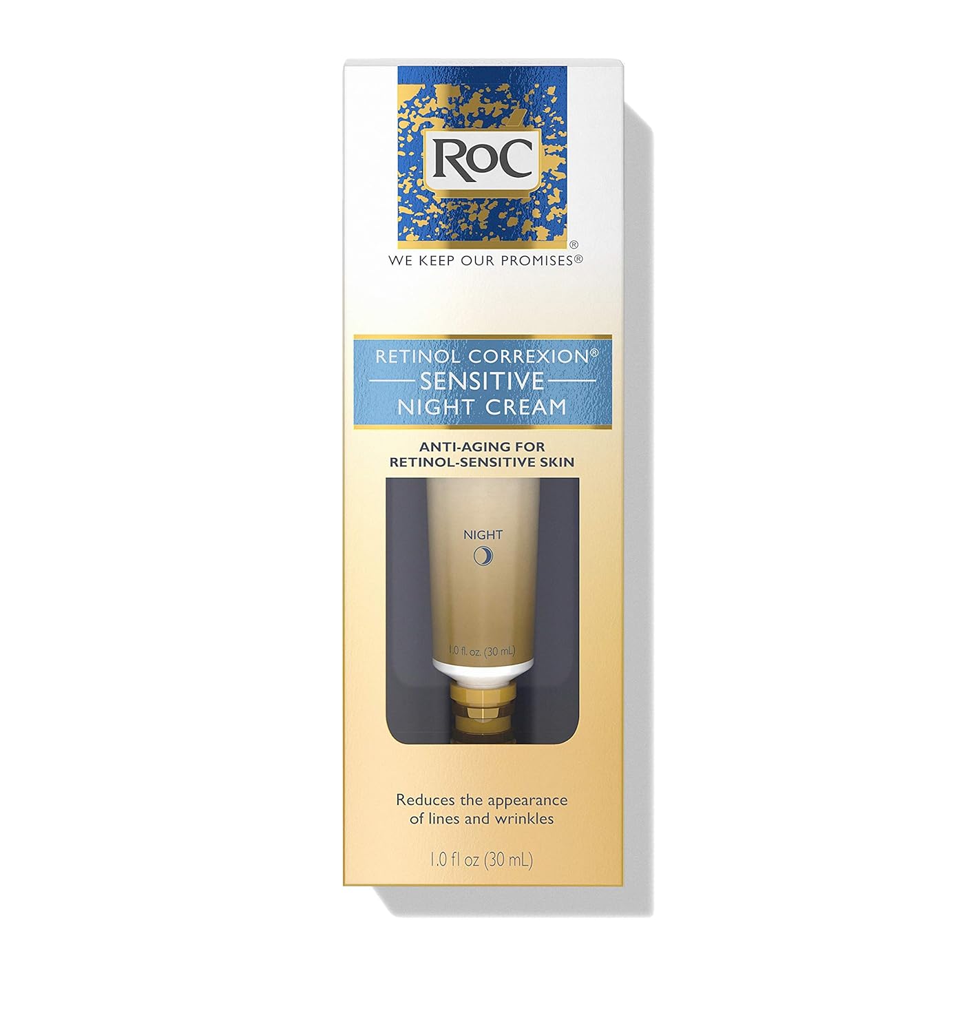 Esupli.com RoC Retinol Correxion Anti-Aging Sensitive Skin Night Cream 