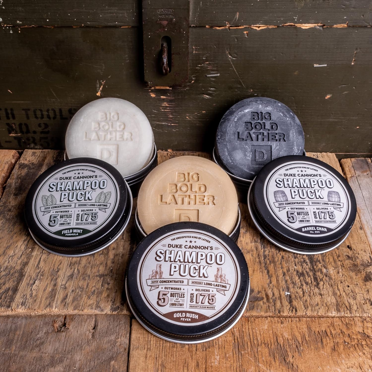 Duke Cannon Supply Co. Shampoo Puck for Men (Variety (1 of e