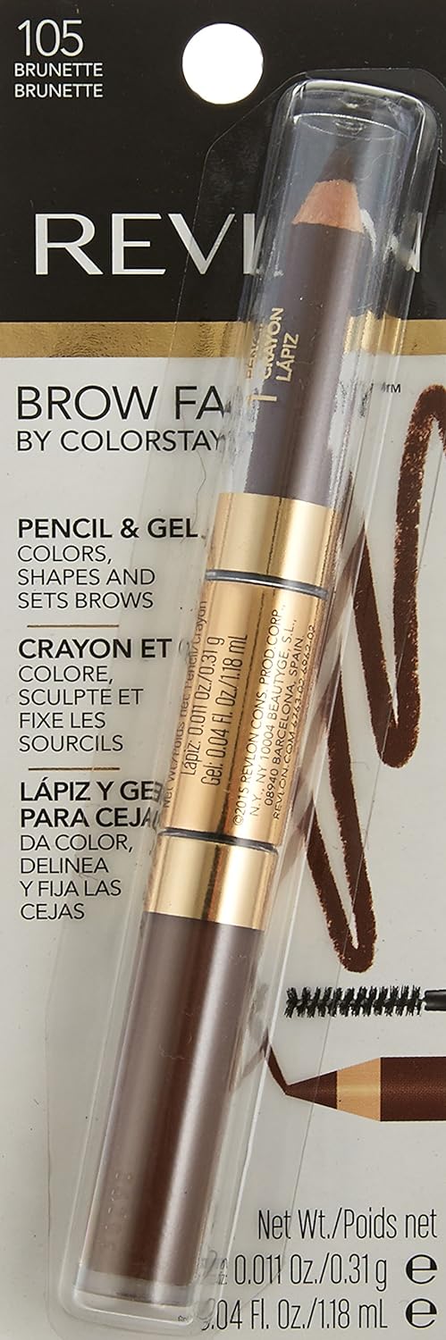 Revlon Brow Fantasy Pencil & Gel, Brunette [105] 0.051