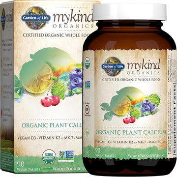 Garden of Life Organics Plant Calcium Supplement Made from Whole Foods