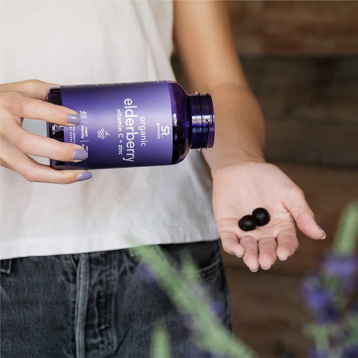 Sports Research Elderberry Gummies Concentrate with Vitamin 