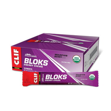 CLIF BLOKS - Mountain Berry Flavor - Energy Chews - Non-GMO - Plant Ba2.12 Ounces