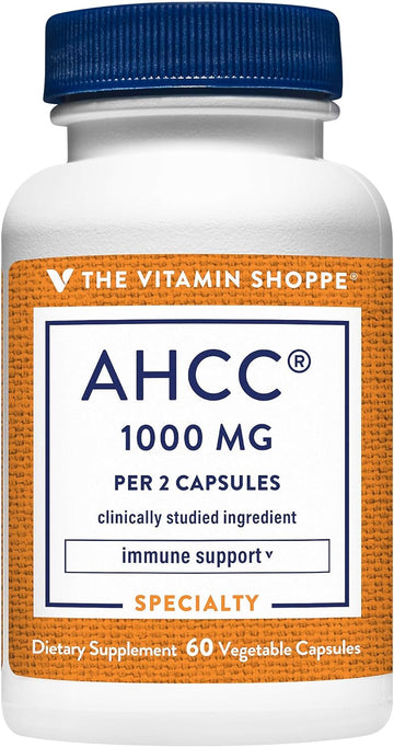 The Vitamin Shoppe AHCC - 500 MG - for Immune Support (60 Veggie Capsu