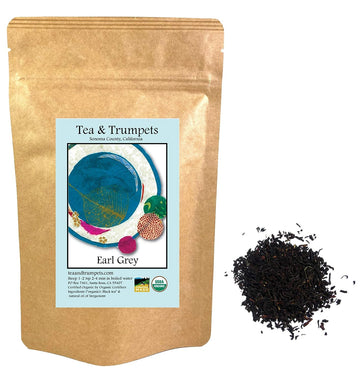 Tea & Trumpets USDA Organic Earl Grey Loose Leaf Black Tea