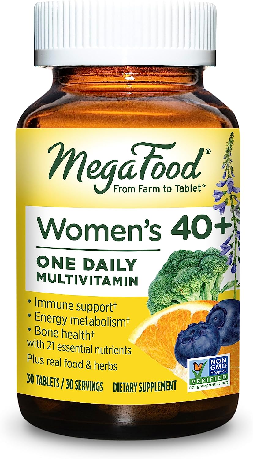 MegaFood Women's 40+ One Daily Multivitamin for Women with Vitamin B12