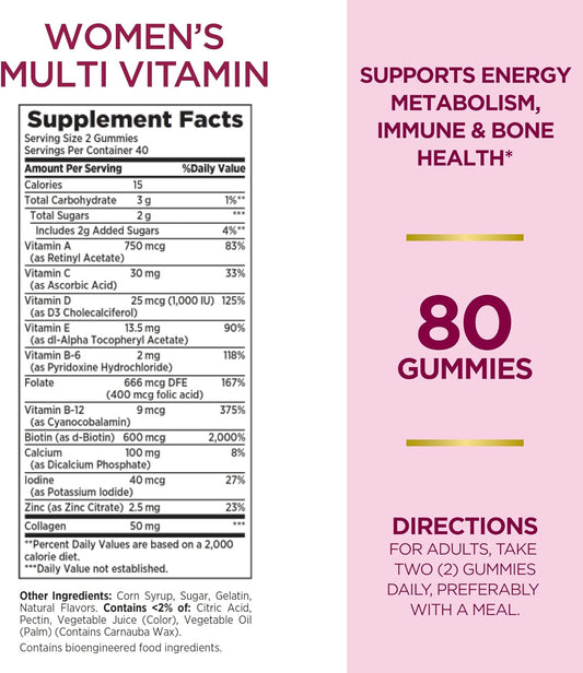 Nature'S Bounty Optimal Solutions Women'S Multivitamin, Immune And Cel