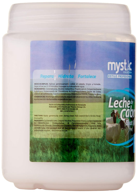 Kleravitex Goat Milk Treatment Mask For Dry Hair / Moisturizing Milk Mask for Dry and Damaged Hair - Nourishes & Hydrates Fragile Hair - Tratamiento Leche De Cabra Cabello Seco 35