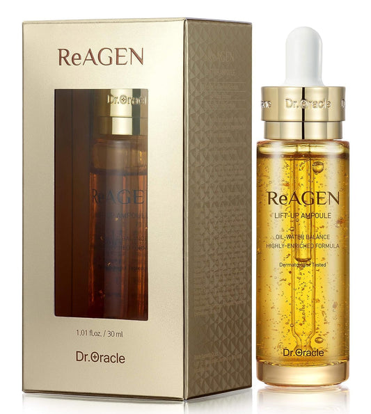 Lift-up Ampoule - Anti-aging daily Serum/Ampoule for Intensive elasticity, Smoothes fine lines and wrinkles for Dry, Sensitive, Mature Skin, 1.01 . /30, Dermatologist Tested by Dr.Oracle