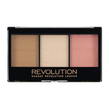 Makeup Revolution Ultra Sculpt & Contour Kit, Contour Palette, Define Your Features, Vegan & Cruelty Free, Ultra Light/Med C04, 3.6g