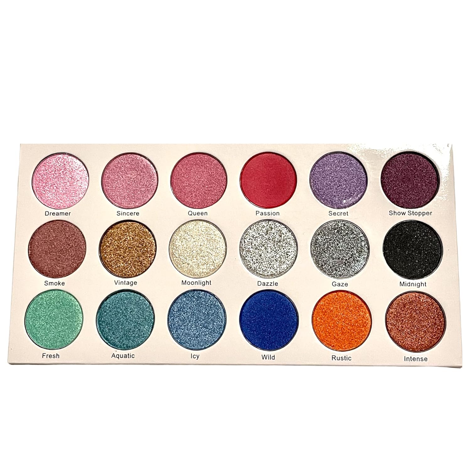 Beauty by Mishaal Pigmented Shimmery Bedazzle Eyeshadow Palette, Vegan, Cruelty-Free, No Fall Out, 6.80  (Pack of 1), 6.8