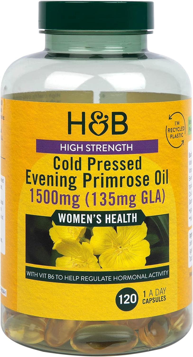 Holland & Barrett High Strength Cold Pressed Evening Primrose Oil 1500290 Grams