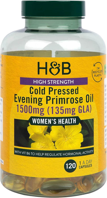 Holland & Barrett High Strength Cold Pressed Evening Primrose Oil 1500290 Grams