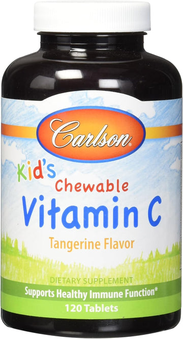 Carlson Labs Carlson For Kids Chewable Vitamin C, 250mg, 120 Tablets
