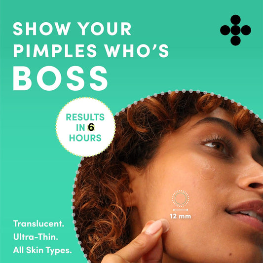 Dots for Spots Pimple Patches for Face - Pack of 60 Hydrocolloid Acne Patch - Invisible Zit Stickers Treatment for Face and Body - Mighty, Fast-Acting, Vegan & Cruelty Free Korean Skin Care