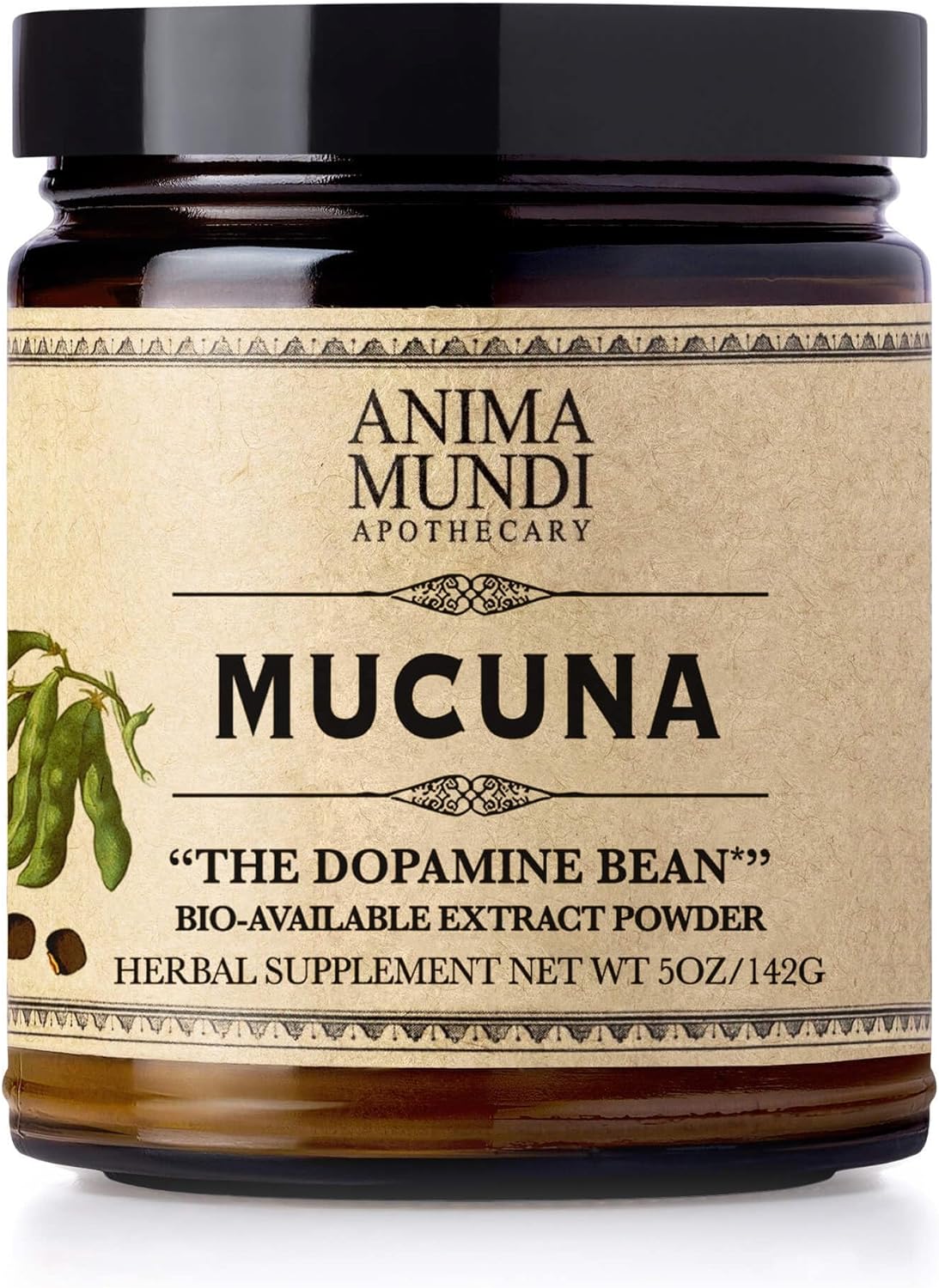 Anima Mundi Mucuna Powder - Adaptogenic Mood Support Supplement Powder