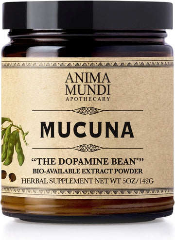 Anima Mundi Mucuna Powder - Adaptogenic Mood Support Supplement Powder